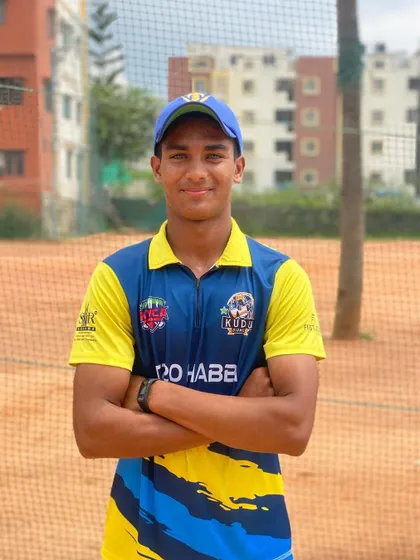 This is Mohsin, another one of our players who made the state's starting eleven. His journey is a testament to the power of focused training and self-belief.