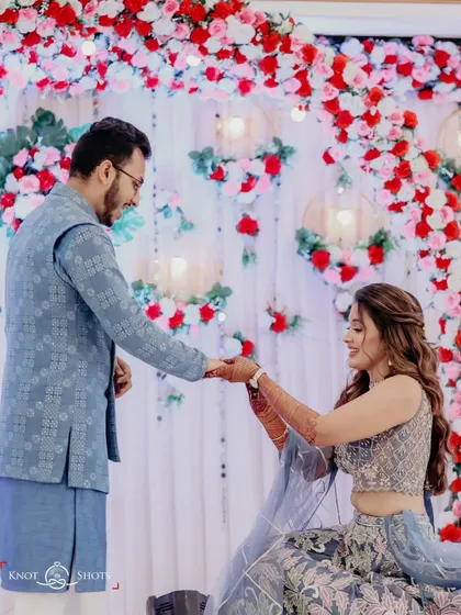 Who says he has to be the one to ask? I absolutely loved capturing this moment where she went down on one knee during their engagement ceremony. His awestruck expression says it all. Your love story, your rules.