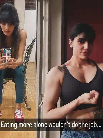 Maniesha was training and eating more but not seeing the progress she wanted. We implemented the right programming, focused on execution, and dialed in her nutrition. The result is a beast-mode transformation.