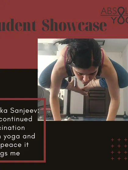 Our student showcase for the month is Kritika Sanjeev. Her dedication to practicing alone with videos is a huge inspiration. Her passion shows that with faith and consistency, you can overcome challenges and grow your practice anywhere.