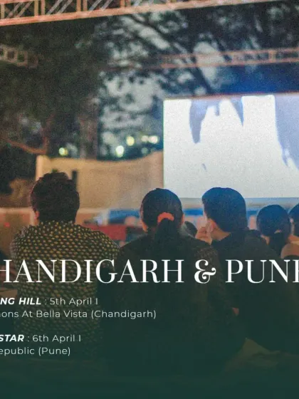 Chandigarh and Pune's weekend lineup, featuring the classic romance 'Notting Hill' and the powerful 'Rockstar'.