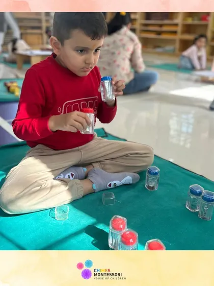 In our environment, children don't wait to be told what to do. They choose their work, which fosters deep concentration and a love for the learning process. This is the magic of self-directed, explorative learning.