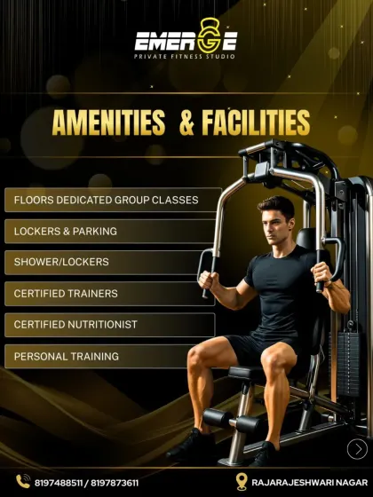 We provide world-class amenities and facilities, including dedicated floors for group classes, personal training with certified trainers, and modern shower and locker rooms.