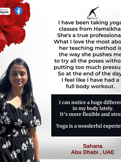 A duplicate of Sahana's testimonial about my balanced approach to teaching.