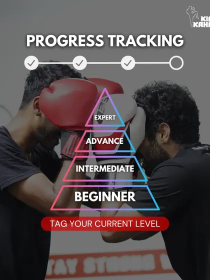 Where are you on your MMA journey? We offer structured programs to take you from beginner to intermediate, advanced, and expert levels with clear progress tracking.