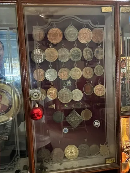 More of the history that lines our walls. These medals are a constant reminder of the standard we aim for and the legacy we continue to build.