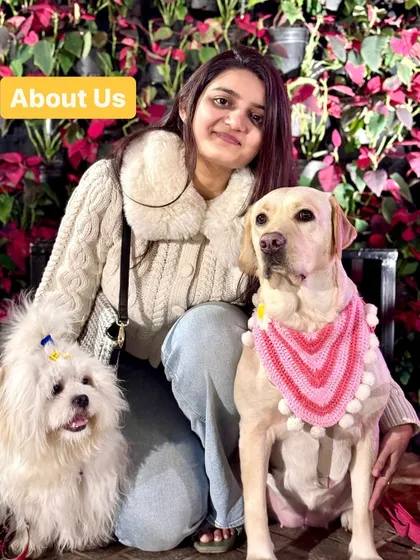 This is me with my inspirations, Shibu and Momo. My journey started because of them, and my mission is to help you give your pets the same love and nutrition I give mine. I am a pet parent first, and I bring that perspective to every meal I prepare in my kitchen.