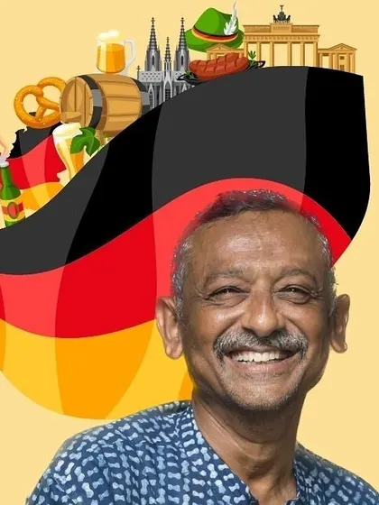 A portrait of one of our experienced German instructors. Our teachers bring a wealth of knowledge and cultural insight to their classes.