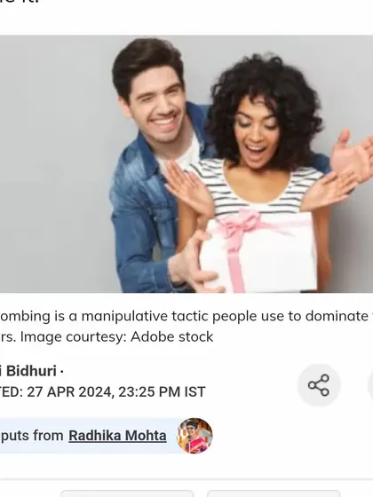 I contributed to this HealthShots story on love bombing, a manipulative tactic people use to dominate their partners. It's crucial to know the signs.