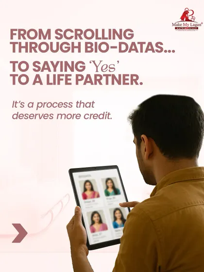 From scrolling through bio-datas to saying 'yes' to a life partner. It's a process that deserves more credit, involving careful thought, deep conversations, and emotional intelligence.