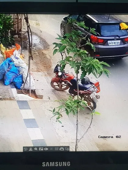 Another street view, monitoring parked vehicles and passing traffic.