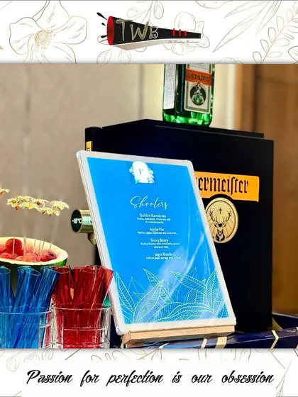 A dedicated shooters station featuring a Jägermeister machine, ready to get the party started.