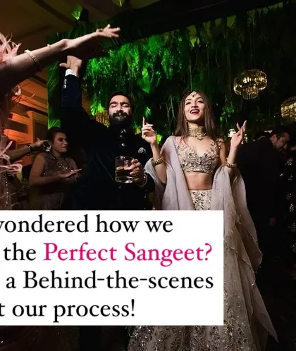 Ever wondered how we create the perfect Sangeet? This is a behind-the-scenes look at our process, from the initial vision to the final performance.