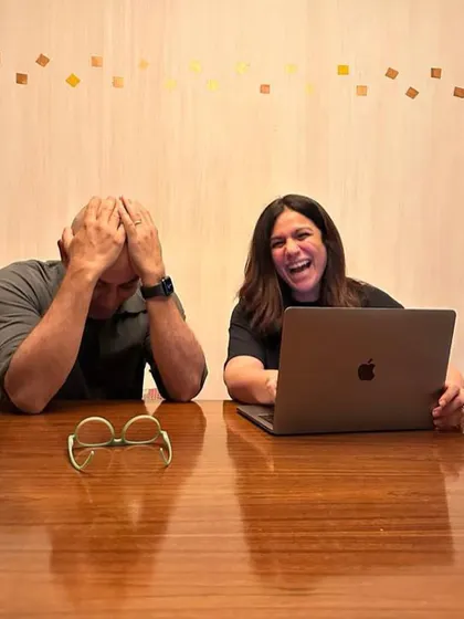 The many emotions of a client meeting! From excitement to the stress of budgets, it's all part of the journey. But the laughter and collaboration are what make it all worthwhile.