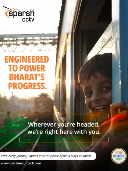 With every journey, I ensure peace of mind stays onboard. My surveillance technology is engineered to power Bharat's progress, making sure that wherever you're headed, you are protected.