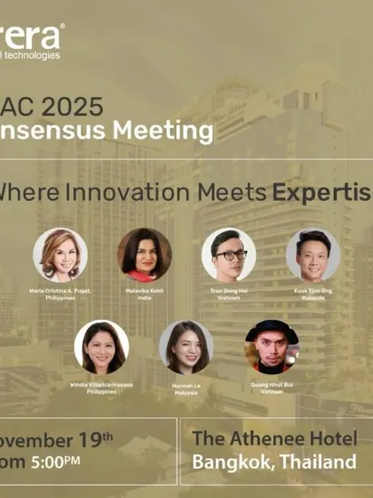 I was honored to be invited to the first APAC 2025 Consensus Meeting in Bangkok. This poster highlights the international faculty gathered to discuss where innovation meets expertise in aesthetics.