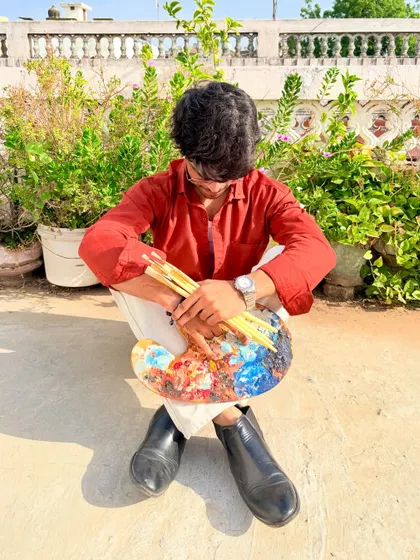 Adding a little bit of creativity to my own pictures. Just an artist having some fun.