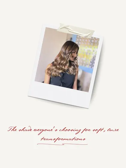 Our Chestnut Blonde obsession. This warm, luxe shade is the transformation everyone is choosing for a look that is bold, beautiful, and full of confidence.