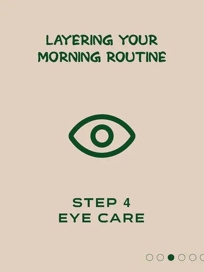 This image highlights the importance of eye care in your daily routine. A targeted cream can help protect and nourish the delicate skin around the eyes.