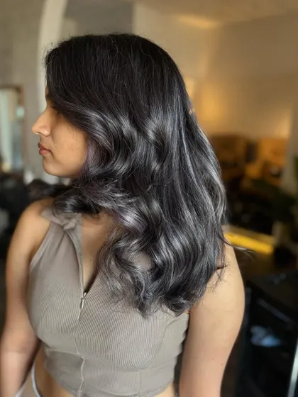 This Ash Lilac color is a unique and stunning cool-toned look. The subtle purple undertones give it an ethereal, magical quality.