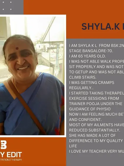 This is why we focus on therapeutic exercise for seniors. Our member, Shyla, shares how our physio-guided sessions helped her overcome mobility challenges, reduce cramps, and improve her overall quality of life.