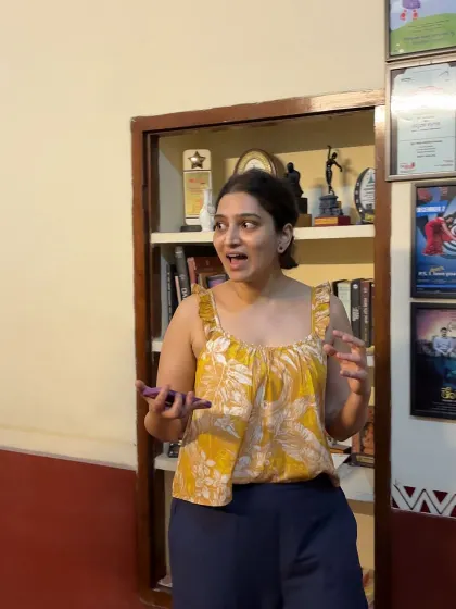A moment of expression from our 'Body Works' workshop. We guide participants to connect with their inner selves and use movement as a powerful tool for transformation.