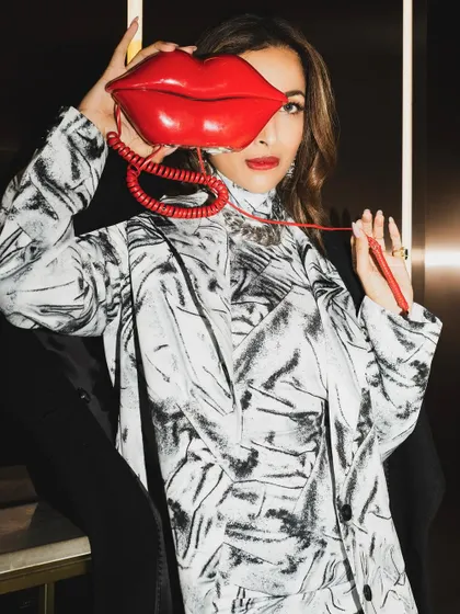 Fashion should be fun. This playful shot with Malaika Arora, using a quirky prop, shows how we can build a whole world out of a concept. It’s a high-energy editorial moment that’s both stylish and memorable, created by collaborating with an amazing team of stylists and artists.