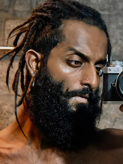 A self-portrait. I am not your "guru ji."