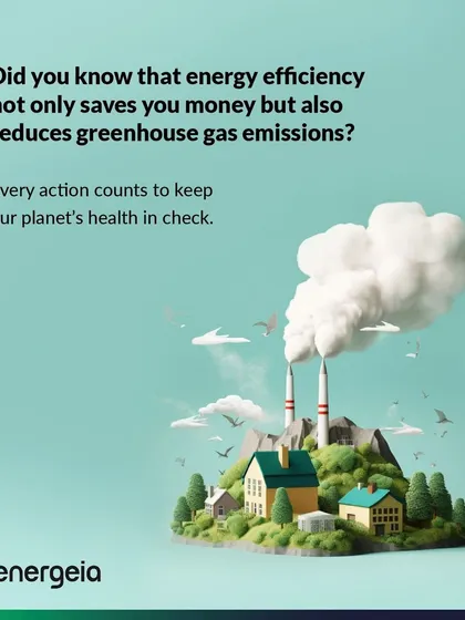 This graphic illustrates how energy efficiency not only saves money but also reduces greenhouse gas emissions from industrial sources. Every project we undertake contributes to a healthier planet, a core tenet of our mission.