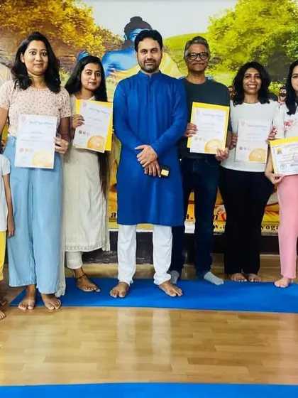 Celebrating the success of another 200-hour YTTC batch. We are honored to have guided these dedicated students, including a young aspiring yogi, on their path.