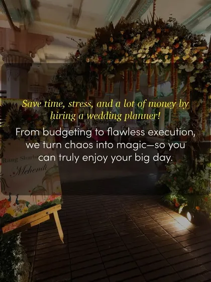 Hiring a planner saves you time, stress, and money. I handle the chaos behind the scenes, from budgeting to flawless execution, so you can truly enjoy your big day.