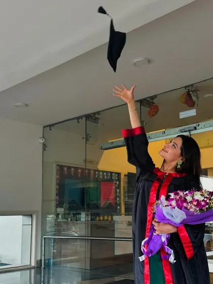 The moment I finished my physiotherapy studies. This represents the culmination of years of hard work and the beginning of my mission to help others find strength and healing through movement.