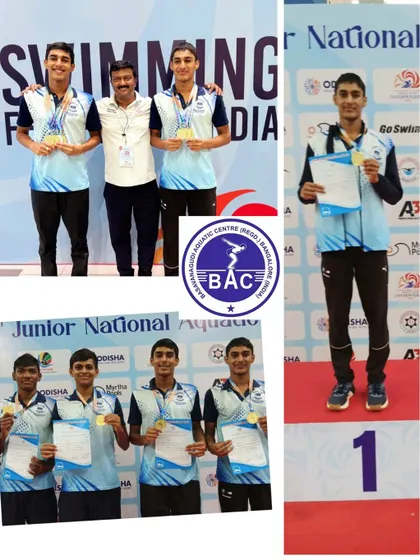 The champion twins, Dharshan and Dhakshan, celebrating their victories.