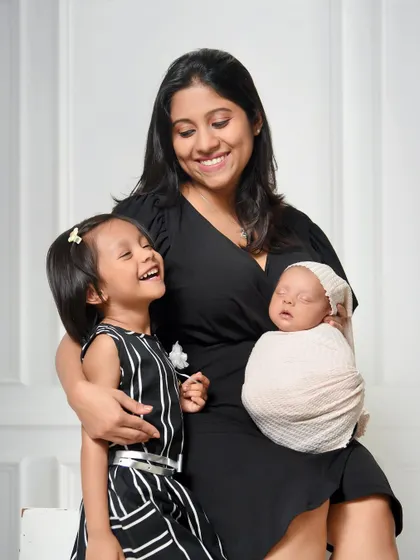 A priceless moment between a mother, her daughter, and her newborn baby. Capturing the joy of a growing family is an absolute honor.