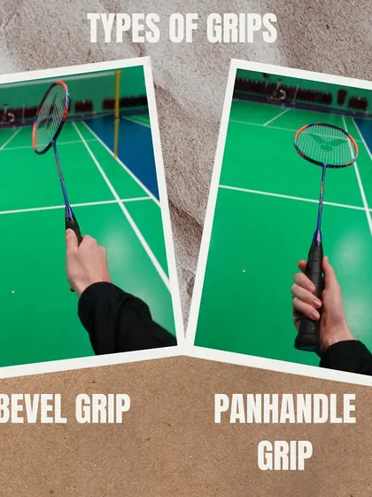 Beyond the basics, there are specialized grips for different shots. The bevel grip and panhandle grip are used for specific situations like net kills and backhand defense.