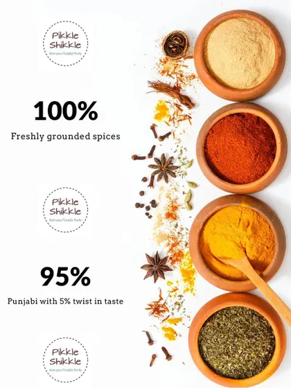 My promise is simple: real flavour comes from real ingredients. I use 100% freshly ground spices and stick to 95% traditional Punjabi recipes, with just a small twist of my own.