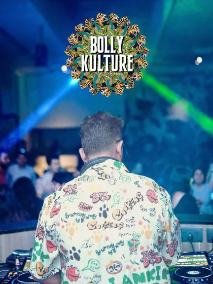 The official poster for my 'Bolly Kulture' night at Badmaash Sarjapur.