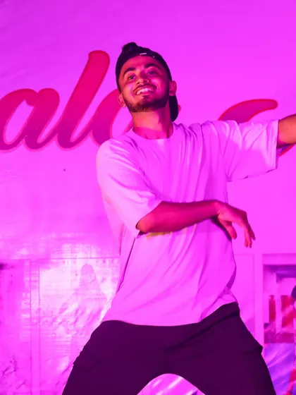 A shot capturing the dynamic movement and joy of leading a large Zumba event. Our passion for dance shines through in every performance.