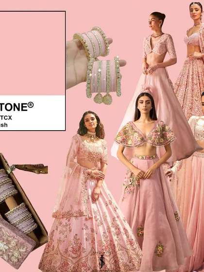 First Blush, a soft and romantic pink, adds a touch of whimsy and femininity to any wedding look. It's a modern classic for a reason.
