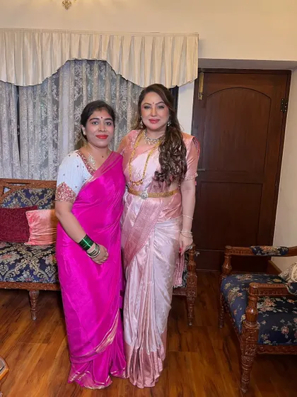 A photo with the ever-graceful actress Priyanka Upendra after her makeover. It is always a pleasure to work with such talented and kind individuals.