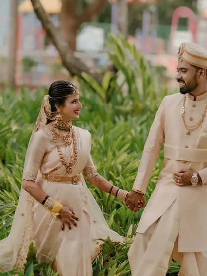 A collection of my beautiful brides on their Muhurtham day, each with a unique, personalized look that reflects her style while honoring tradition.