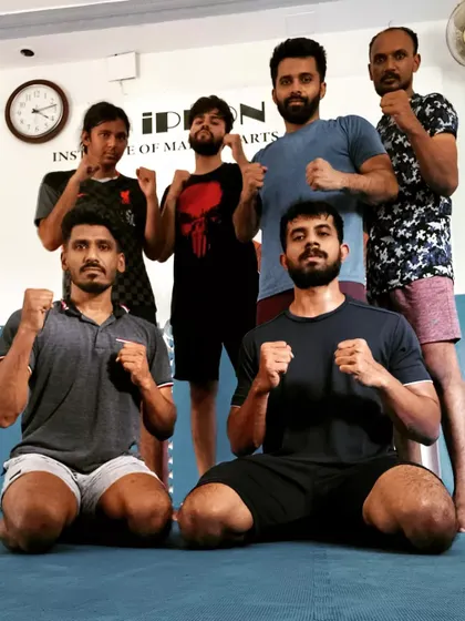 A shot from our weekend sparring session. These sessions are key for putting techniques into practice and building the timing and reflexes needed for effective self-defense.