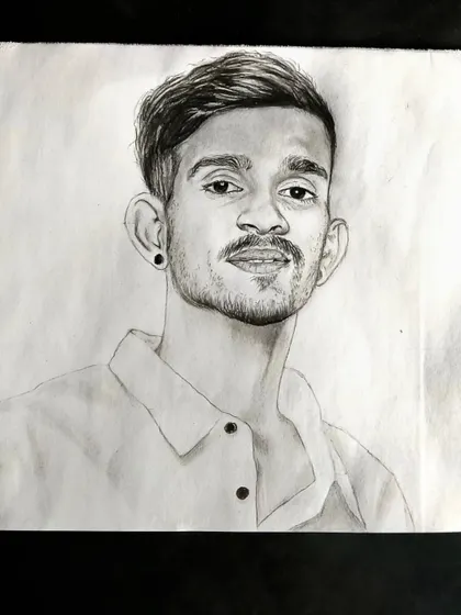 A clean, simple portrait sketch done for one of my followers. My work aims to be both realistic and artistic.