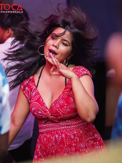 Lost in the rhythm. When the music takes over, that's when the real party starts.