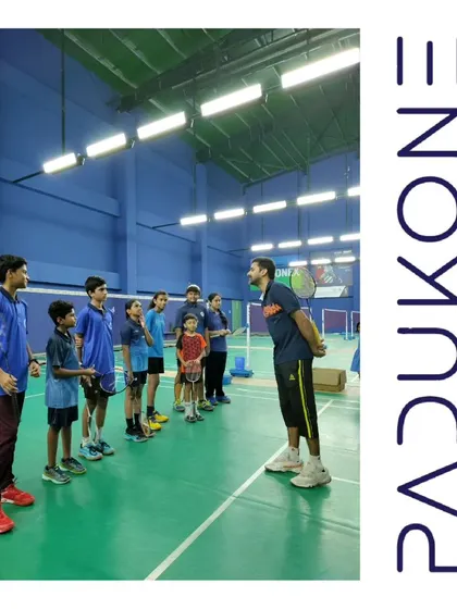 A coach from our team gives instructions to visiting players. We often host players from other academies to provide them with a unique training experience.