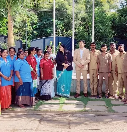 We honor our dedicated support staff, who are an integral part of our school community, during the Independence Day celebrations.