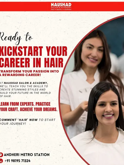 Ready to kickstart your career in hair? At my academy, we teach you the skills to create stunning styles and build your future in the world of hair.