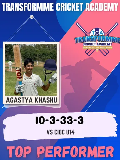 Agastya Khashu's crucial 3-wicket haul in the Summer Carnival U-14 finals.