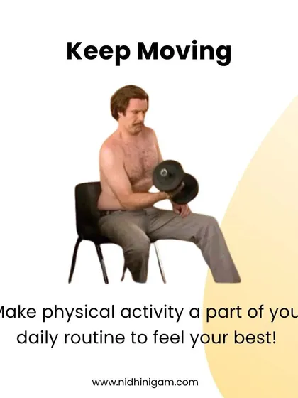 To manage pre-diabetes, it's essential to keep moving. Making physical activity a part of your daily routine is one of the most effective ways to improve your body's insulin sensitivity and feel your best.