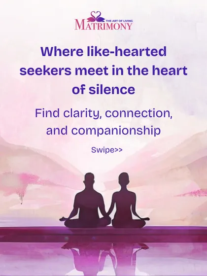 An announcement for our Bangalore meet, inviting like-hearted seekers to find clarity, connection, and companionship in the heart of silence.
